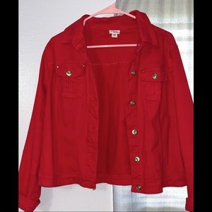 Cato red jacket